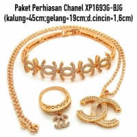 Jual Perhiasan Imitasi Murah Paket Perhiasan Lapis Emas XP1693G-BJG Murah