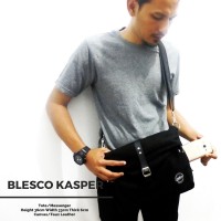 Jual Tas kuliah/Totebag/Tas sekolah/Tas pria/Tas selempang/kanvas/hitam Murah