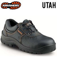 Jual Sepatu Safety Shoes Krushers Utah Black Hitam Murah Murah