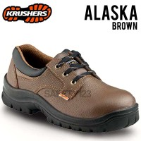 Jual Sepatu Safety Shoes Krushers Alaska Brown Murah Termurah Murah