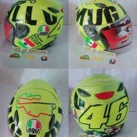 helm centro replika agv mugiallo/shark/carbon/soleluna 2016