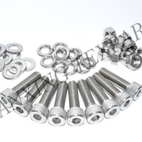 Jual BAUT L STAINLESS VARIASI UNTUK PLAT NOMOR MOTOR (SUDAH SET MUR WP WL) Murah