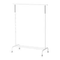 Jual 1.IKEA RIGGA gawang baju/rak baju serbaguna 6 ketinggian + rak sepatu Murah
