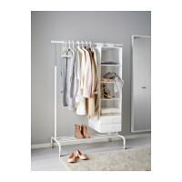 Jual 1.IKEA RIGGA gawang baju/rak baju serbaguna 6 ketinggian + rak sepatu Murah