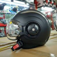 Helm Zeus 218 retro pilot - Matt Black Limited Edition