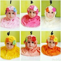 Jual jilbab bunga/jilbab baby/jilbab anak/jilbab lucu/kerudung anak Murah