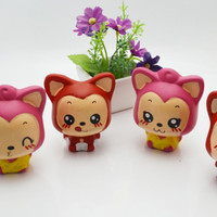 Jual tanaman rumput dengan pot keramik motif boneka kartun lucu - HHM359 #D Murah