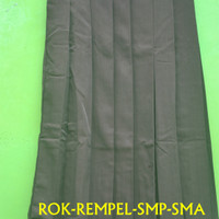 Rok pramuka panjang SMP SMA rempel size jumbo XXL- XXXL