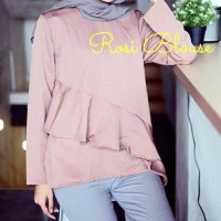 Jual Blus Wanita Asimetris Rosi Blouse Murah