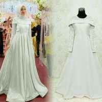 Jual GAMIS PESTA MAXI DRESS SABRINA PUTIH 1.275 Murah