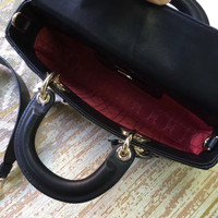 JUAL TAS DIOR RUNWAY BLACK CANNAGE LAMBSKIN MIRROR QUALITY
