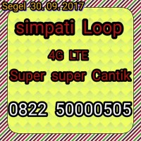 Jual Pernah Nomor Simpati Loop Super Super Mantap 50000505, 4G Pula Murah