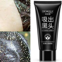 Jual bioaqua black mask / actived carbon remove blackhead peel off mask Murah