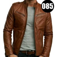 jaket kulit army polisi korea / jaket semikulit