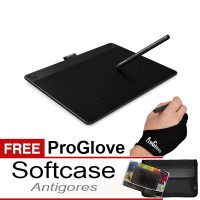 Jual Wacom Intuos Comic CTH490 Black Bonus Softcase & Proskin Antigores Murah
