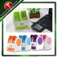 Jual Kipas Angin Aromaterapi Parfum / AC Mini Portable Double Cooler Fan Murah