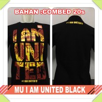 Jual BAJU KAOS DISTRO BOLA - Manchester United MU I am United Murah