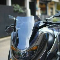 Jual Windshield Nmax 45cm, Smoke, Clear, fullblack, PNP Murah