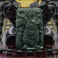 Jual liontin black jade original - kalung titanium pria Murah