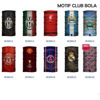 Jual Buff Bandana Club Sepakbola Elit Eropa Masker Bafin Multifungsi Baf Murah