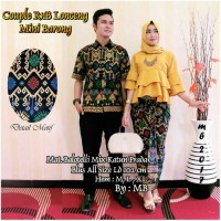 Jual sarimbit couple batik prodo rnb lonceng ruffle lilit Murah