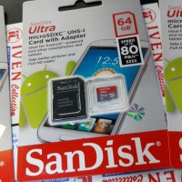 Jual sandisk ultra memori 64gb class 10 micro sd 64 gb memory card microsd Murah