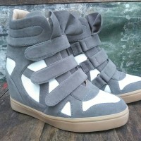 Jual sneaker wedges sepatu wanita heels boots tumblr vintage shoes Murah