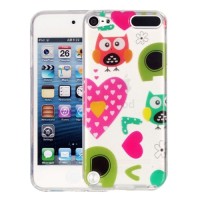 Jual SS6007 - JELLY MOTIF TPU CASE IPOD TOUCH 5 / 6 OWL Murah