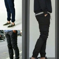 Jual Jogger Pants Celana Joger Hitam Murah