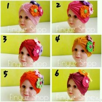 Jual tuban bunga/turban baby/turban lucu/turban cantik Murah