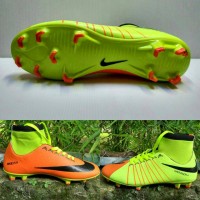 Sepatu Bola Nike Hypervenom Superfly Stabilo-Oren list Hitam Grade Ori