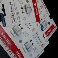 Jual sandisk ultra dual drive 32 gb otg flash disk 32gb usb 3.0 android 150 Murah