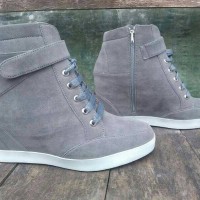 Jual sneaker hidden wedges sepatu casual tali nike boots heels kets shoes Murah