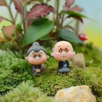 Jual Miniature/terarrium/mini Garden/kakek nenek (sepasang) Murah