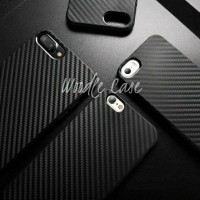 Jual Black Carbon Casing iPhone 5/5s/SE 6/6s/6 Plus 7/7+ Silicone Soft Case Murah