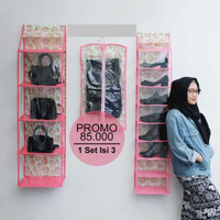 Paket Gantungan Jilbab Gantungan sepatu dan Gantungan Tas Murah Meriah