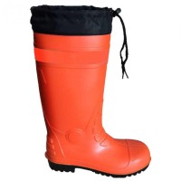 Sepatu Safety Boot Rubber Orange (L/41-42) Krisbow KW1000435