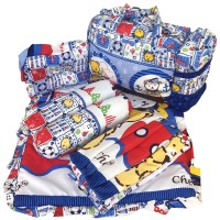 Jual Perlengkapan Bayi 4in1 Tas Bantal Guling Gendongan Alas Tidur Perlak Murah