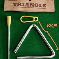 Alat Musik Triangle 10cm / Rolling Triangle 10cm