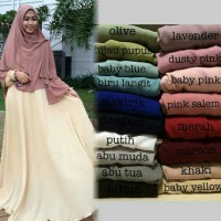 Jual Gamis Murah Bubblepop polos premium Murah