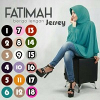 HIJAB KERUDUNG JILBAB INSTAN FATIMAH BERGO LENGAN JERSEY