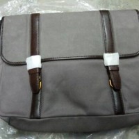 Jual Fossil estate grey canvas vintage messenger Murah