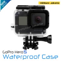 Jual Waterproof Case For GoPro Hero 5 Black Housing Underwater IPX-8 45M Murah
