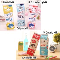Jual KOTAK PENSIL LUCU BENTUK MILK KOTAK SUSU PENCIL CASE TEMPAT PENSIL Murah
