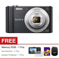 KEREN KAMERA DIGITAL SONY 20 MP, 6X ZOOM, CAMERA FREE MEMORY 8 GB