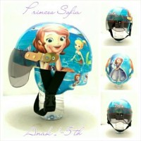 Helm Anak 1-5 th Chip Kulit Sofia Blue