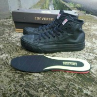 converse full black high ori