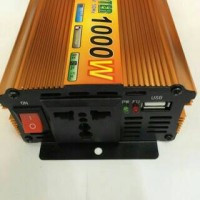 Power Inverter Perubahan Arus DC 12V TO AC 220V Sunpro 1000W Termurah.