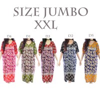 Jual Daster Batik Baju Tidur Jumbo Rayon D2 Murah