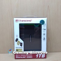 Jual Transcend StoreJet 25M3 1TB - HDD / HD / Hardisk External Antishock Murah